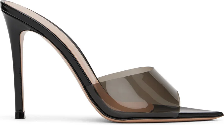 Gianvito Rossi Black Elle Heeled Sandals