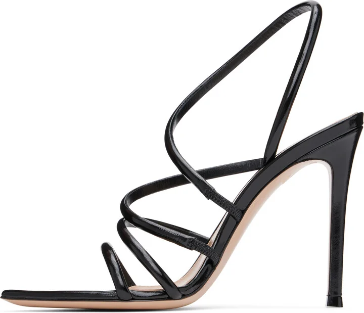 Gianvito Rossi Black Ettie Heeled Sandals - Image 3