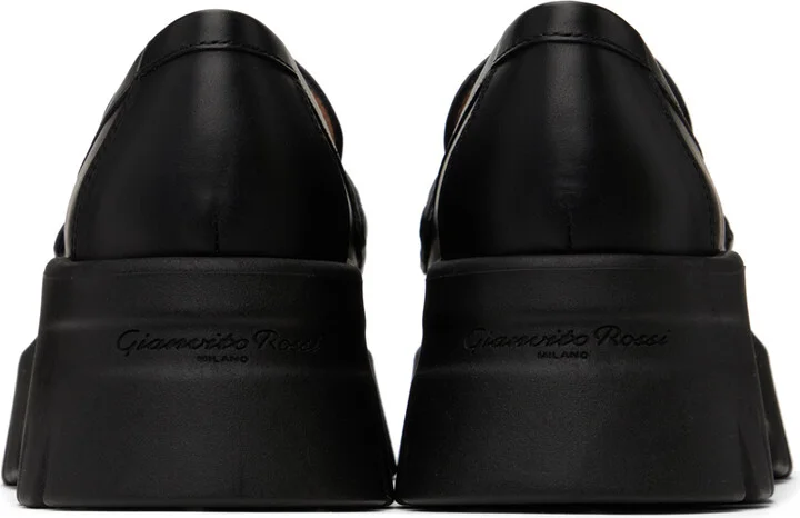 Gianvito Rossi Black Farren Loafers - Image 2