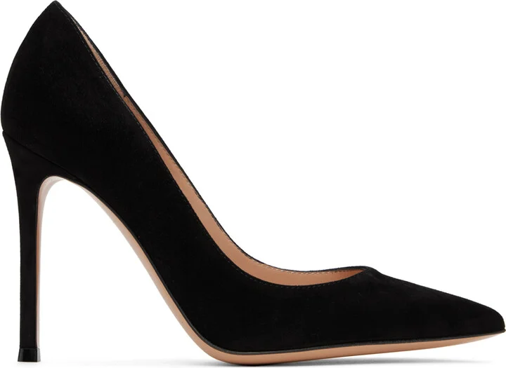 Gianvito Rossi Black Gianvito 105 Heels