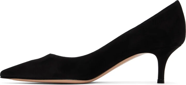 Gianvito Rossi Black Gianvito 55 Heels - Image 3