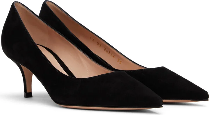 Gianvito Rossi Black Gianvito 55 Heels - Image 4