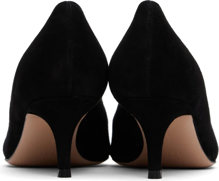 Gianvito Rossi Black Gianvito 55 Heels - Image 2