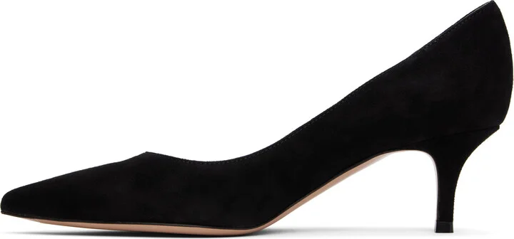 Gianvito Rossi Black Gianvito 55 Heels - Image 3