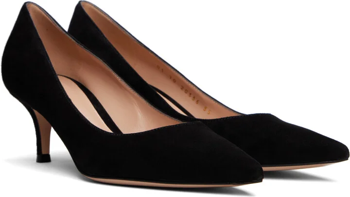 Gianvito Rossi Black Gianvito 55 Heels - Image 4