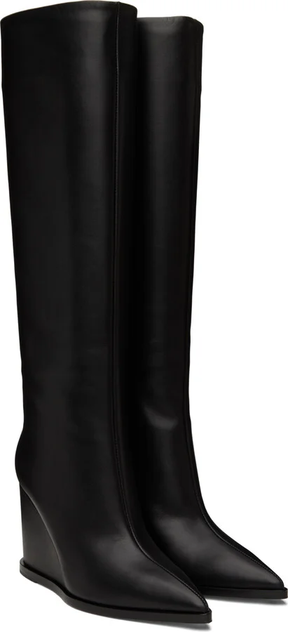 Gianvito Rossi Black Hamnes Tall Boots - Image 4