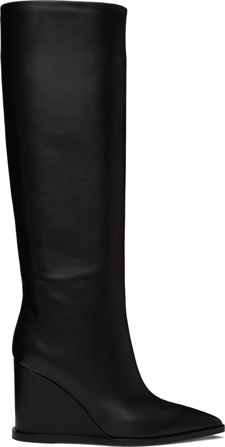 Gianvito Rossi Black Hamnes Tall Boots