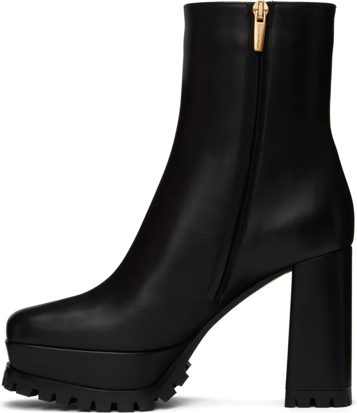 Gianvito Rossi Black Harlem Ankle Boots - Image 3