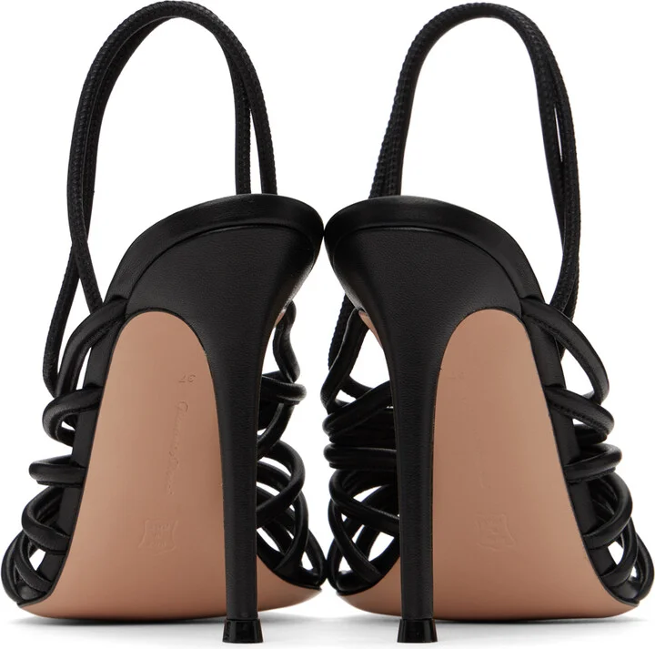 Gianvito Rossi Black Hellen Heeled Sandals - Image 2