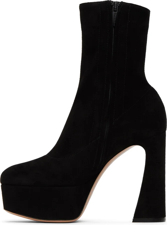Gianvito Rossi Black Holly Boots - Image 3