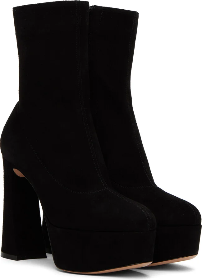 Gianvito Rossi Black Holly Boots - Image 4