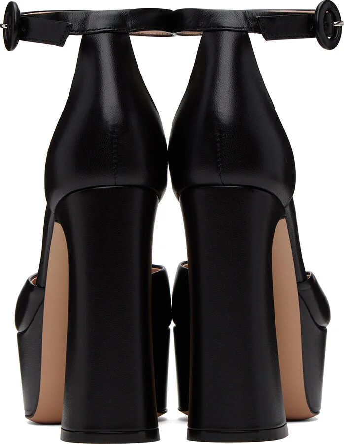 Gianvito Rossi Black Holly D'Orsay Heels - Image 2