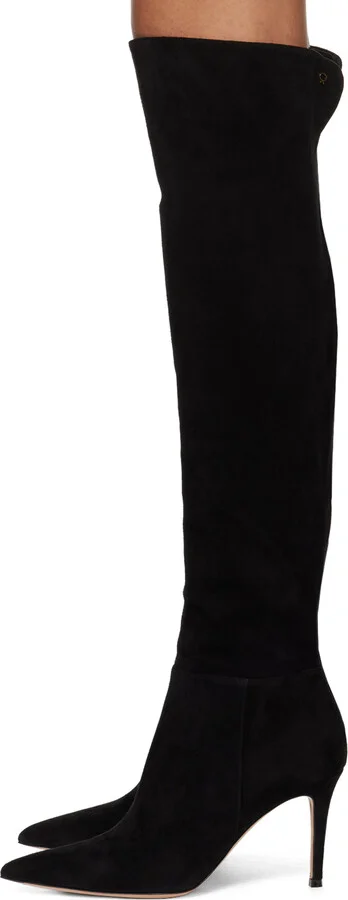 Gianvito Rossi Black Jules Tall Boots - Image 3