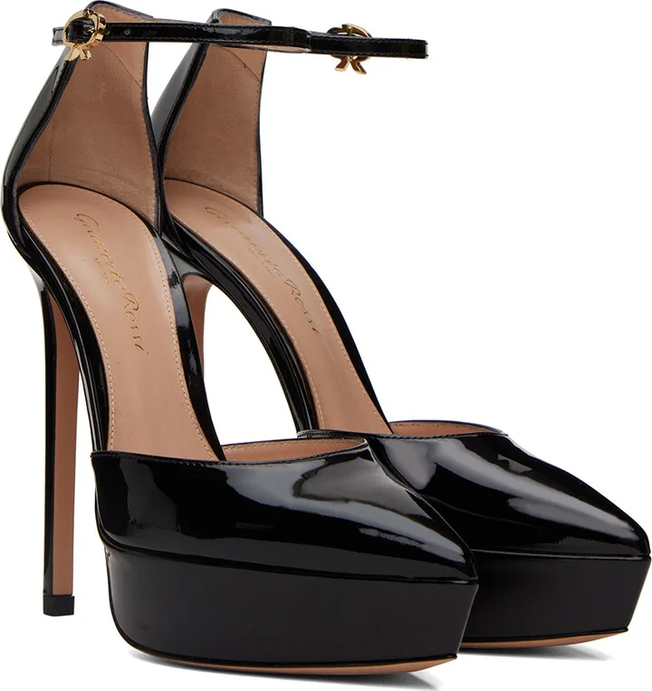 Gianvito Rossi Black Kasia Heels - Image 4