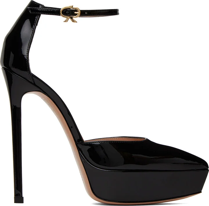 Gianvito Rossi Black Kasia Heels