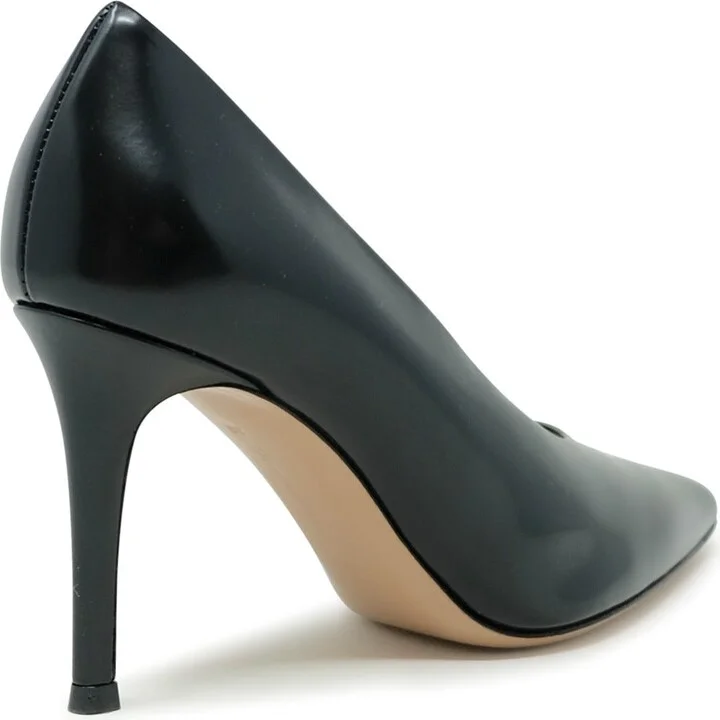 Gianvito Rossi Black Leather Pumps - Image 3