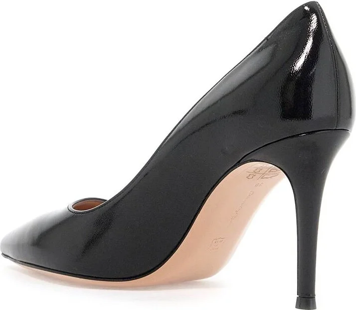 Gianvito Rossi Black Leather Pumps - Image 4