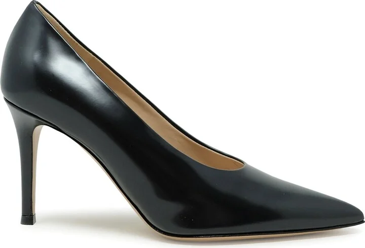 Gianvito Rossi Black Leather Pumps