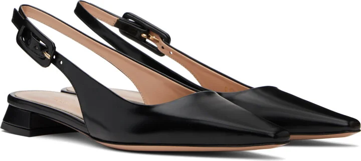 Gianvito Rossi Black Lindsay 20 Ballerina Flats - Image 4