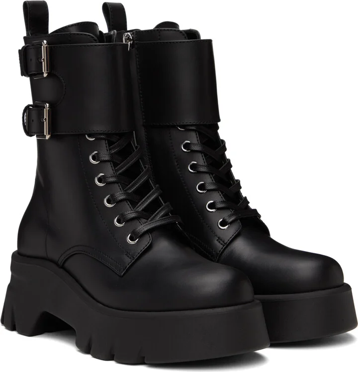 Gianvito Rossi Black Marloe Ankle Boots - Image 4