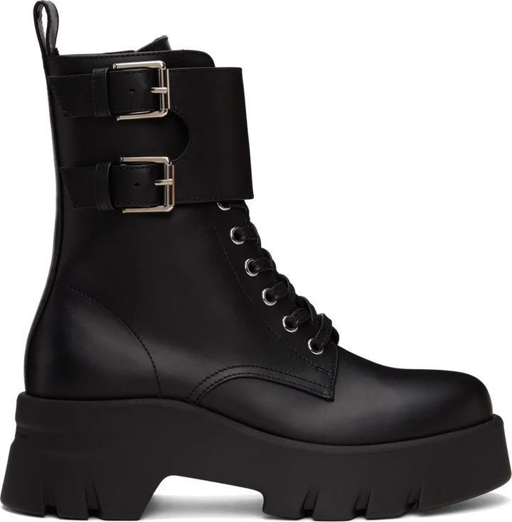 Gianvito Rossi Black Marloe Ankle Boots