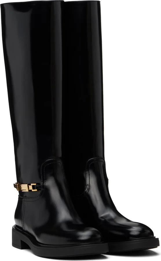 Gianvito Rossi Black Martine Boots - Image 4