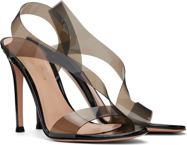 Gianvito Rossi Black Metropolis Heeled Sandals - Image 4