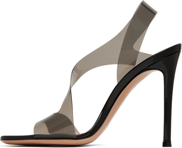 Gianvito Rossi Black Metropolis Heeled Sandals - Image 3