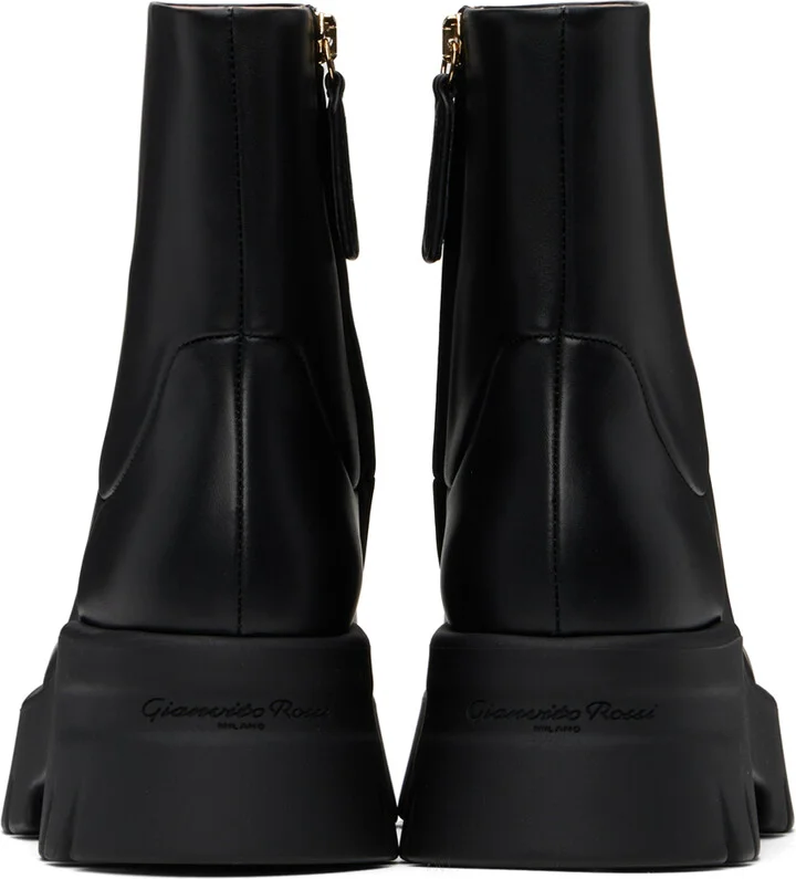 Gianvito Rossi Black Montey Boots - Image 2