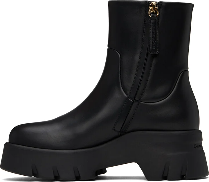 Gianvito Rossi Black Montey Boots - Image 3