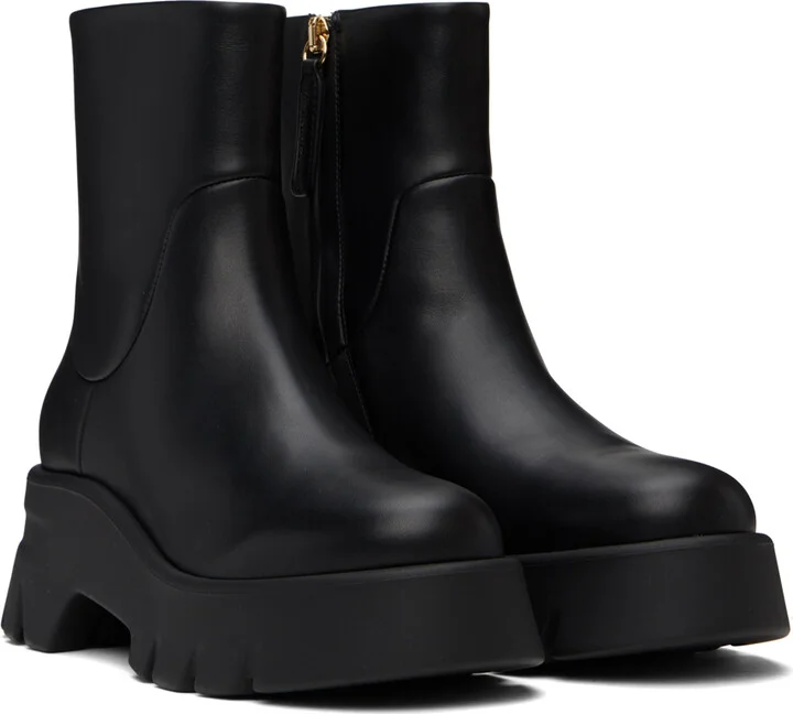 Gianvito Rossi Black Montey Boots - Image 4