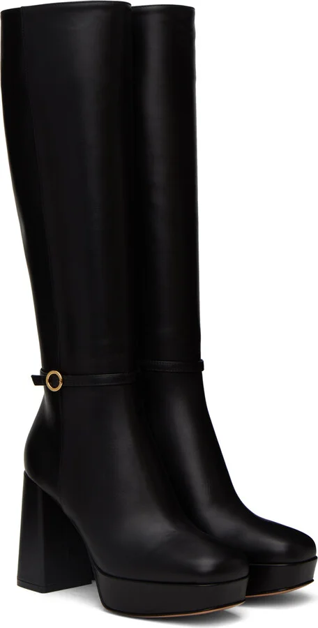 Gianvito Rossi Black Moreau Boots - Image 4