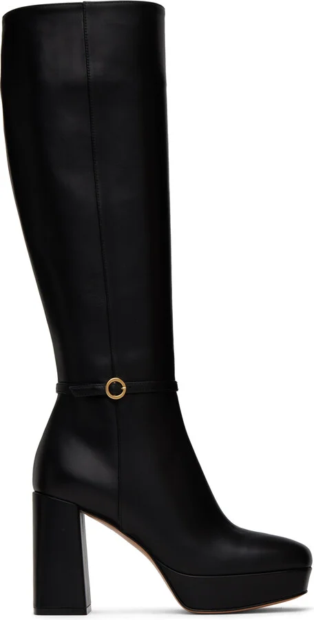 Gianvito Rossi Black Moreau Boots