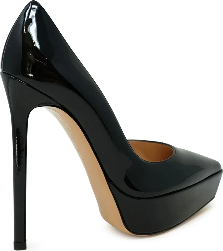Gianvito Rossi Black Patent Leather Pumps - Image 3