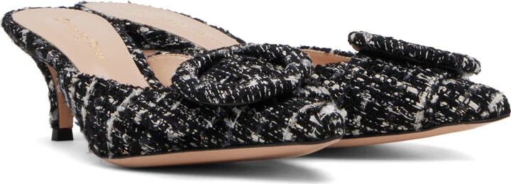 Gianvito Rossi Black Portofino 55 Mules - Image 4