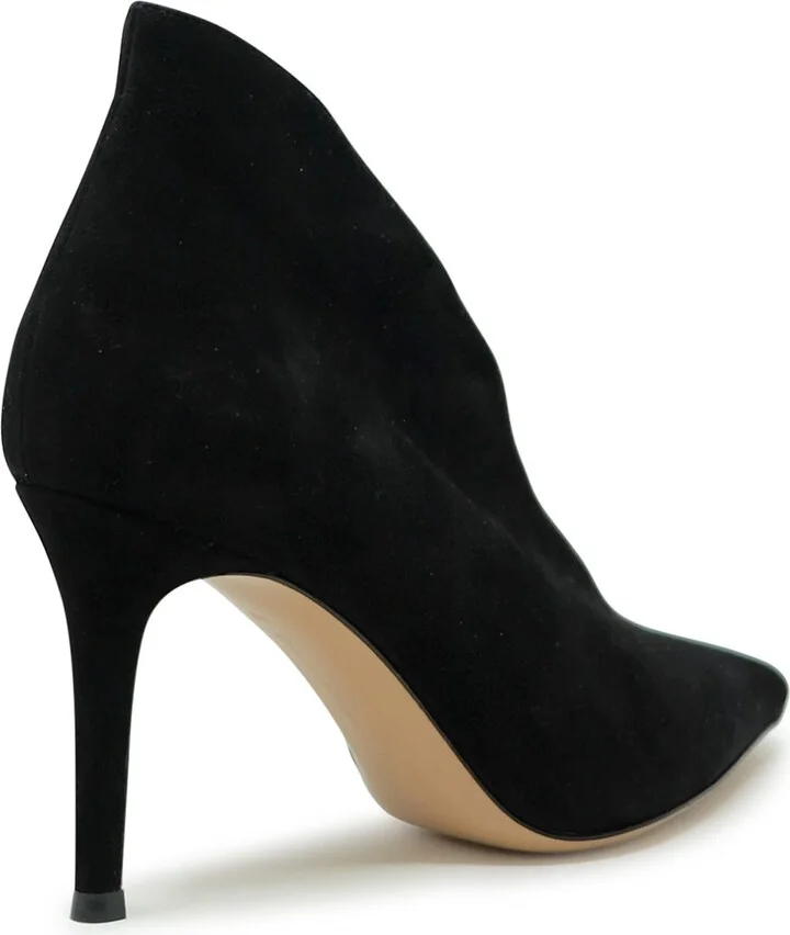 Gianvito Rossi Black Suede Ankle Boots - Image 3