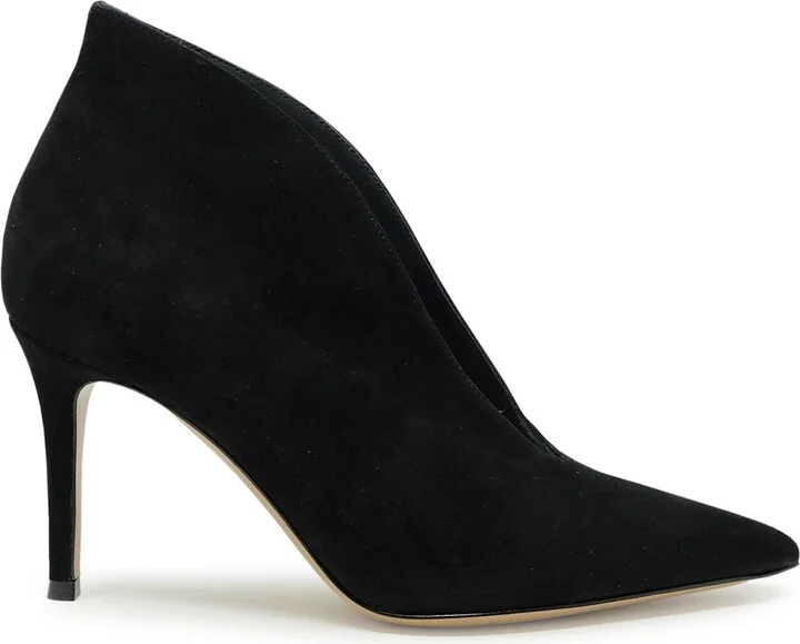 Gianvito Rossi Black Suede Ankle Boots