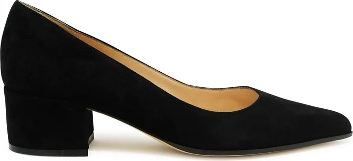 Gianvito Rossi Black Suede Pumps