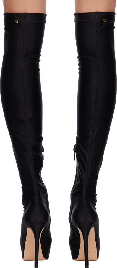 Gianvito Rossi Black Tall Boots - Image 2