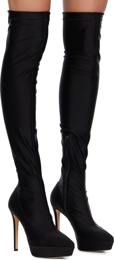 Gianvito Rossi Black Tall Boots - Image 4