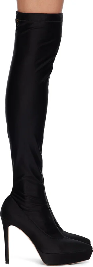 Gianvito Rossi Black Tall Boots