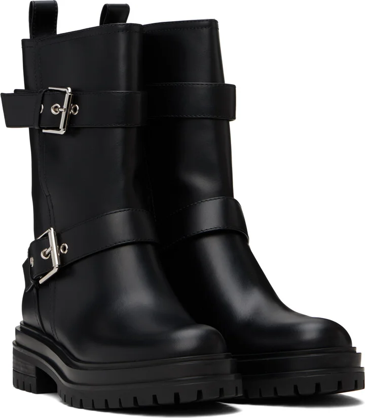 Gianvito Rossi Black Thiago Boots - Image 4