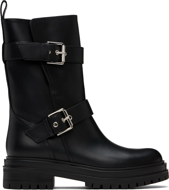 Gianvito Rossi Black Thiago Boots