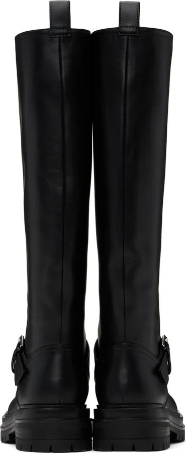 Gianvito Rossi Black Thiago Tall Boots - Image 2