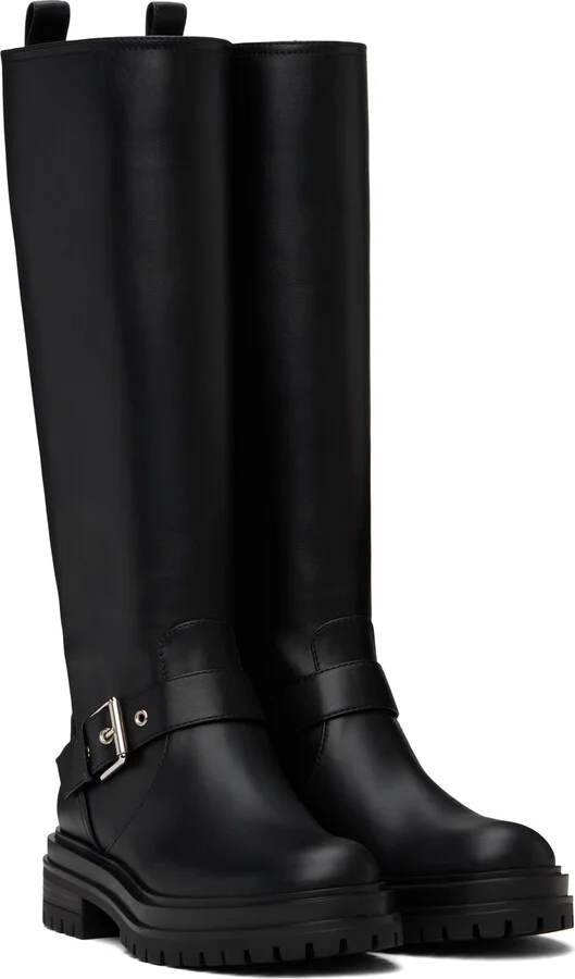 Gianvito Rossi Black Thiago Tall Boots - Image 4