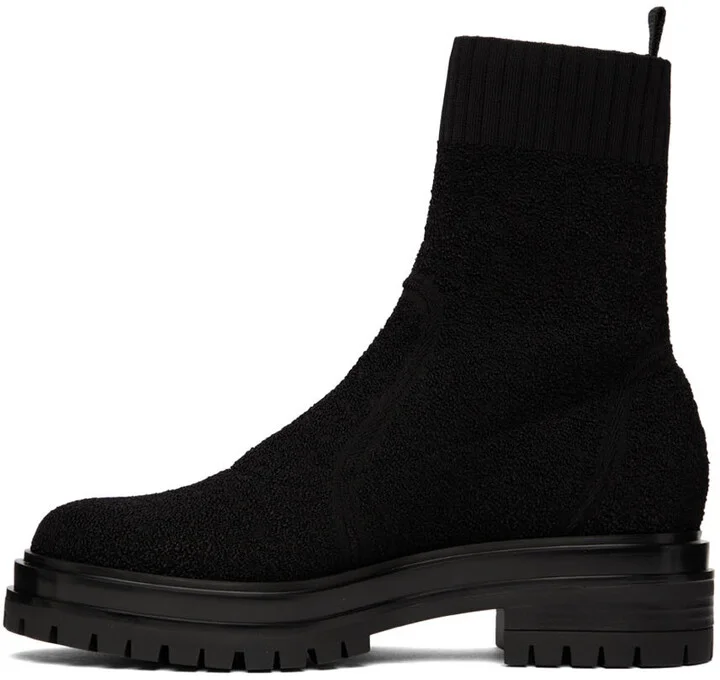 Gianvito Rossi Black Torrance Sock Boots - Image 3