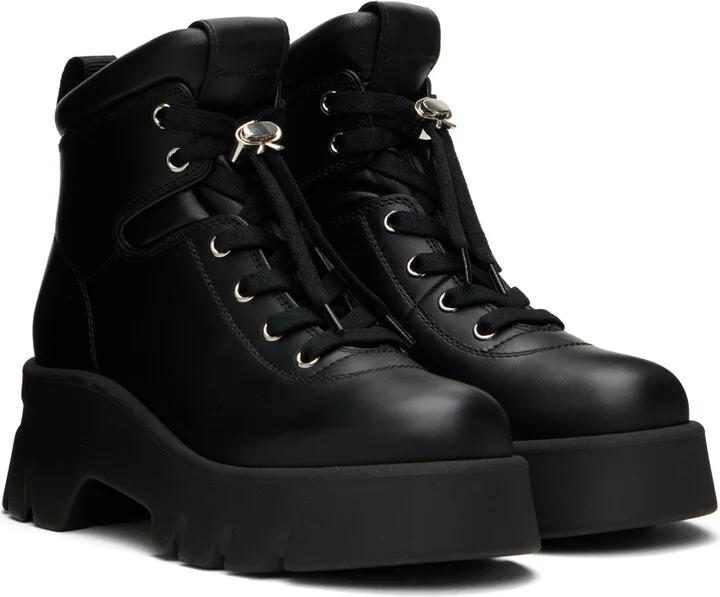 Gianvito Rossi Black Vancouver Ankle Boots - Image 4