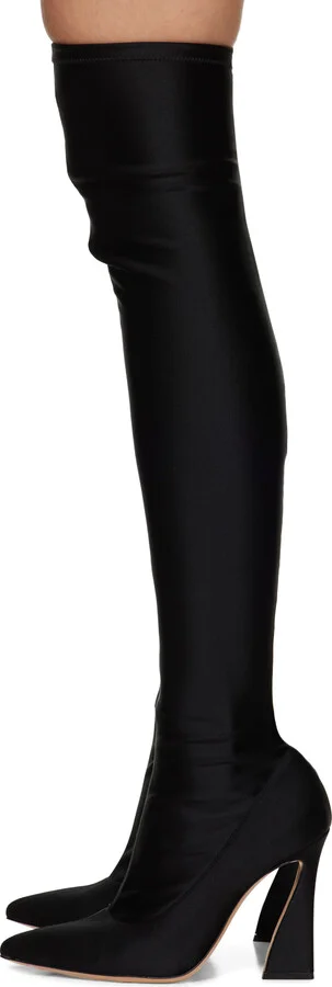 Gianvito Rossi Black Vertigo Tall Boots - Image 3