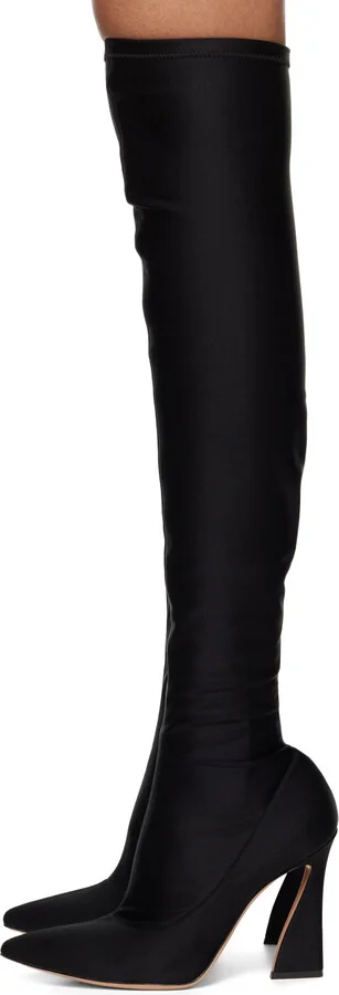 Gianvito Rossi Black Vertigo Tall Boots - Image 3