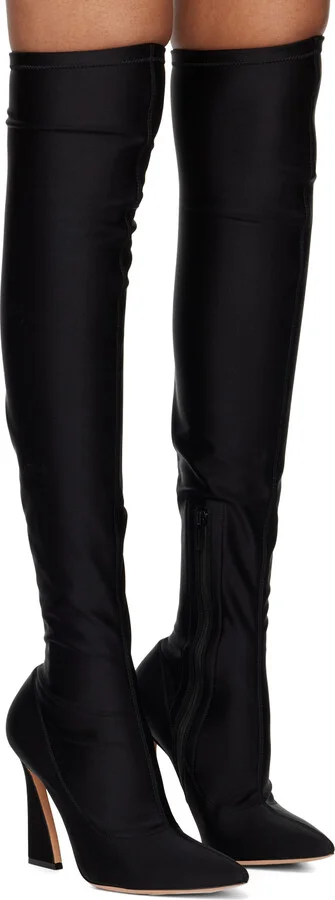 Gianvito Rossi Black Vertigo Tall Boots - Image 4